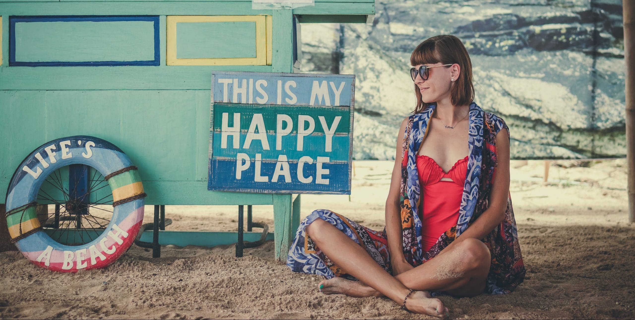 wellbeing on a beach